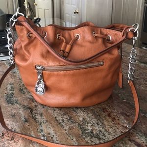Michael Korda leather handbag.